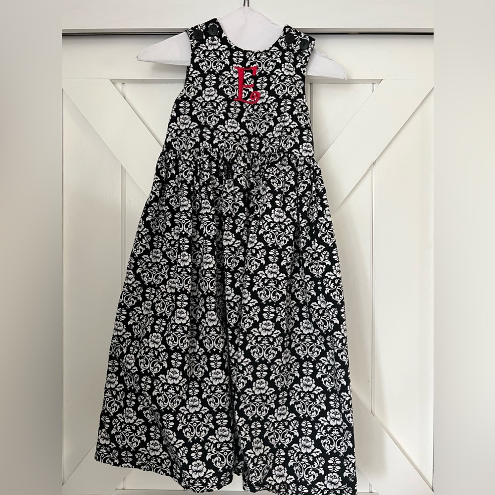 Girls Size 6 Dress with Monogramed “E”